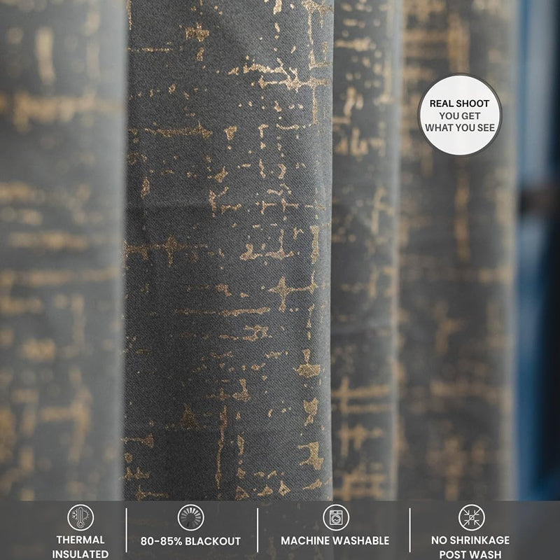 Urban Space Shadix Blackout Curtain - Dark Grey media 5