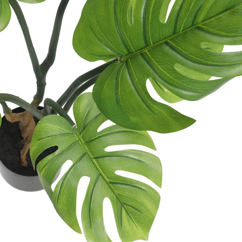 FreshForm Artificial Plant With Black Plastic Pot - 2.6 ft media 7
