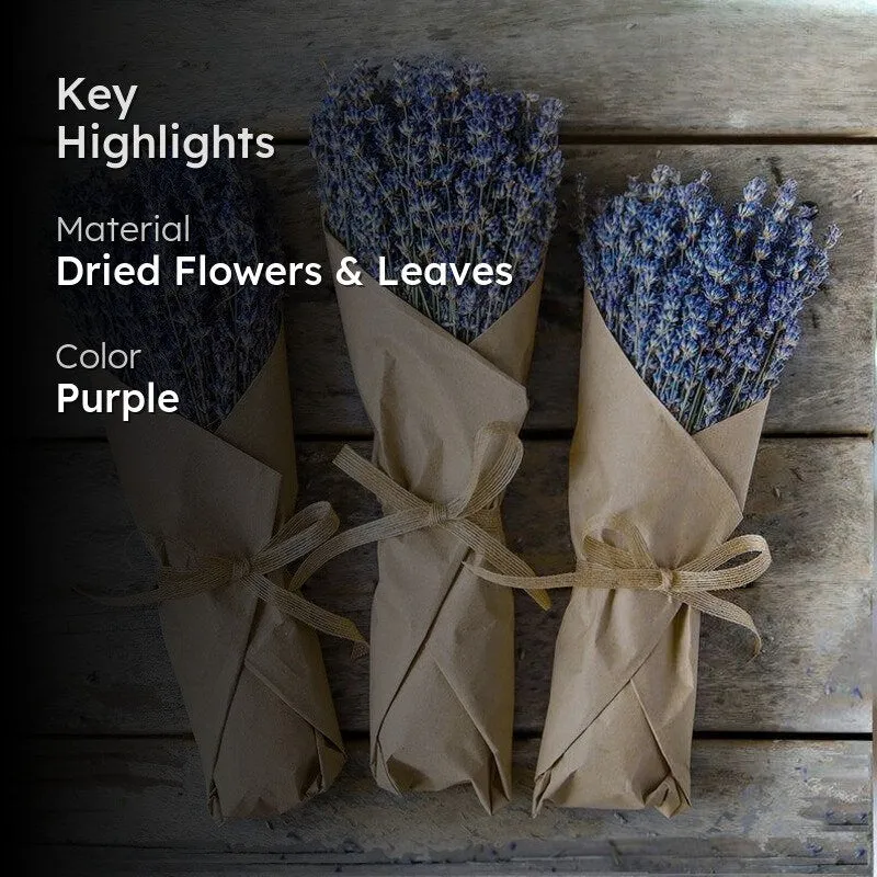 Dried Lavender Flower Stick - Set of Forty media 2