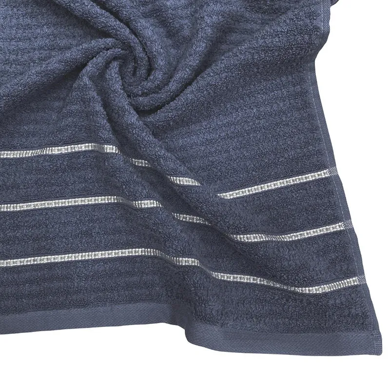 Lisse Cotton Bath Towel - Dark Grey media 6