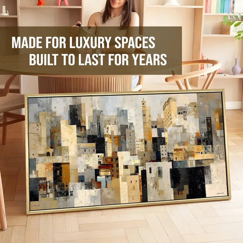 Stonefold Canvas Wall Painting With Frame media 5