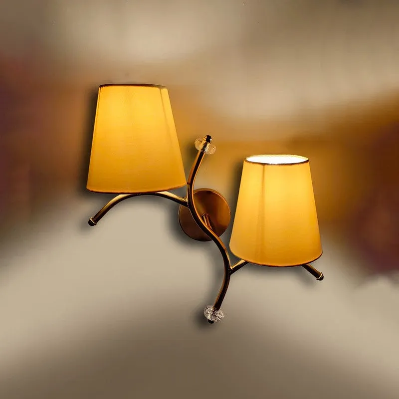 GlowStem Twin Cotton Wall Lamp - Yellow media 6