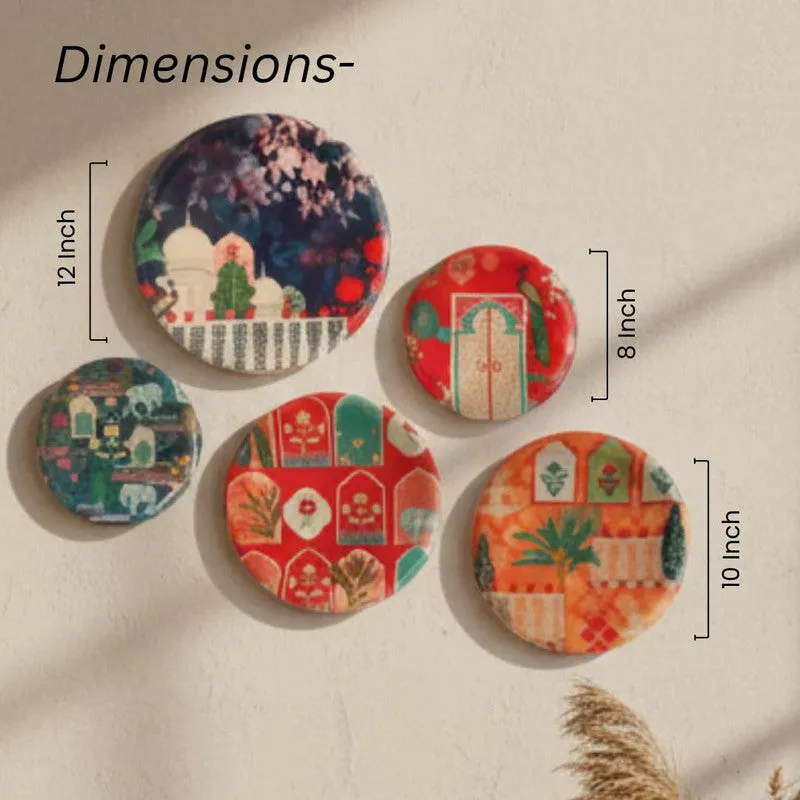 Mahal Charm Wall Plate - Set Of Five media 9
