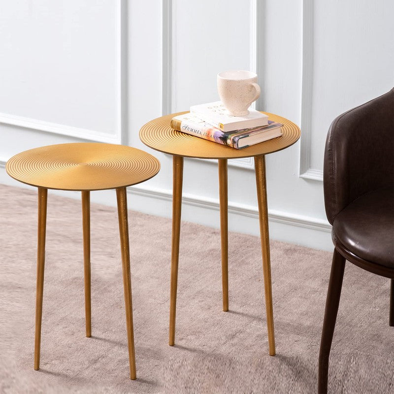 Huddle Center Table (Gold) - Set Of Two media 6
