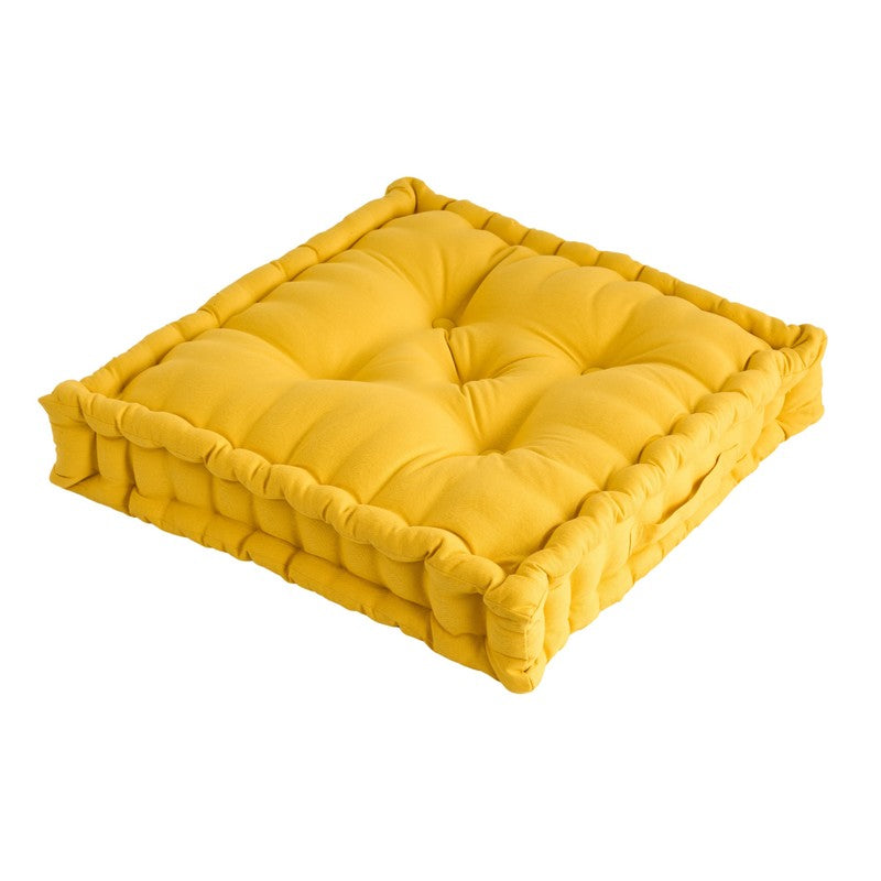 Marlon Floor Cushion (Yellow) - Set Of Four media 4