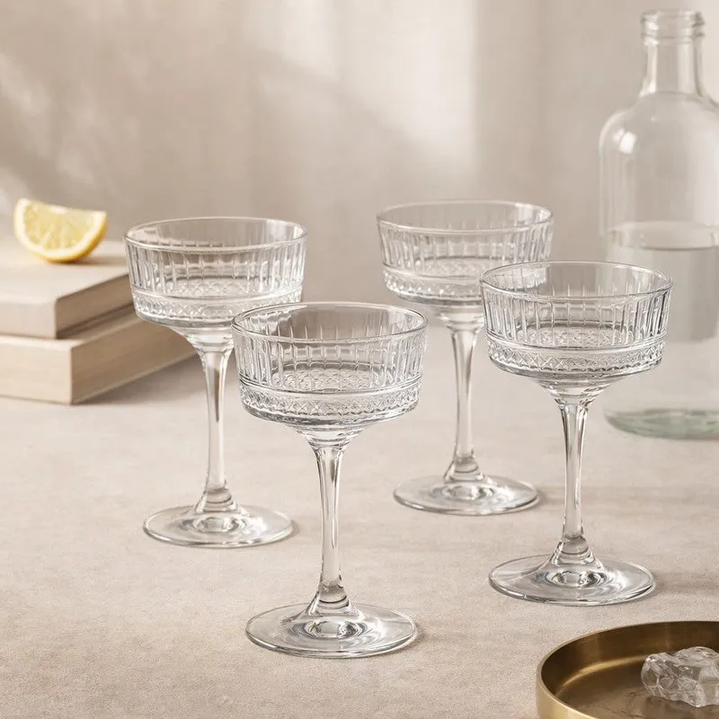 Glass Wine Glasses (250 mL Each) - Set Of Four media 1