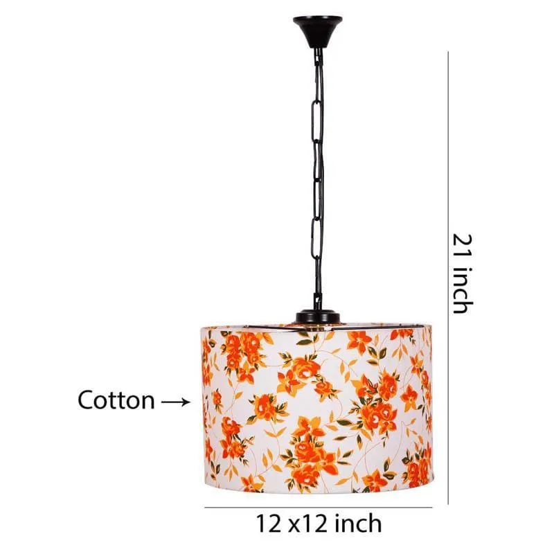 Orange Candy Fabric Ceiling Lamp media 5