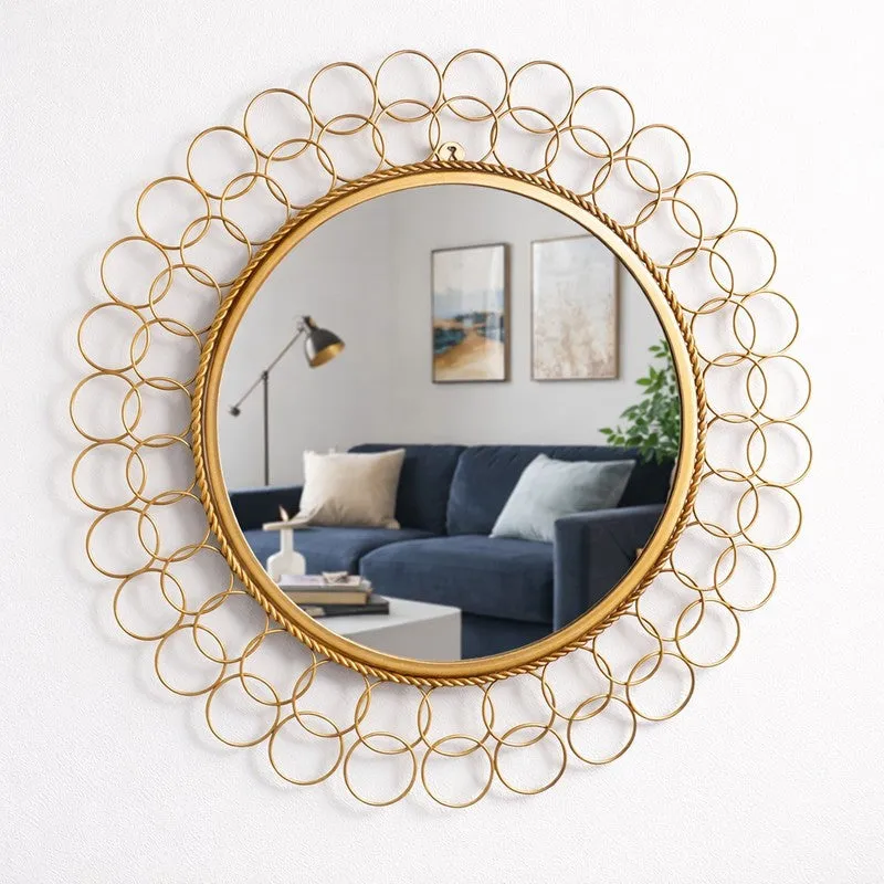 Noor Round Radiance Wall Mirror media 3