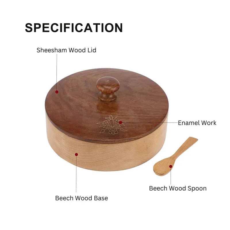 Aneira Wood Masala Box media 5