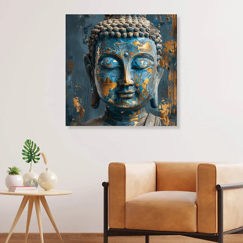 Weathered Buddha Canvas Wall Art media 1