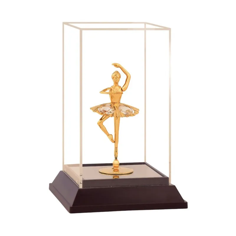 Royal Dancer 24K Gold Plated Mild Steel Showpiece media 4