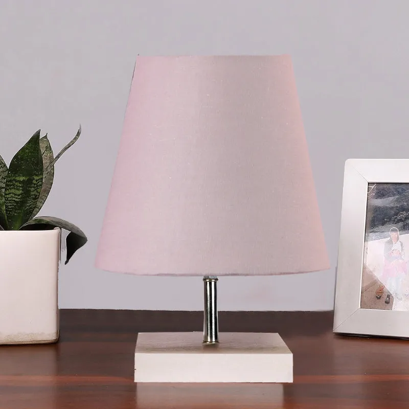 Alsa Fabric Table Lamp - Grey,White media 3