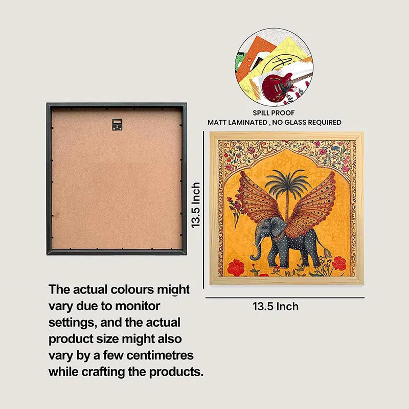 Wings Of Hathi Wall Art - Set Of Four media 7