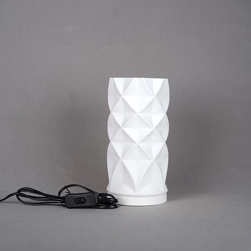 Bioluxe Lume 3D Printed Table Lamp - White media 2