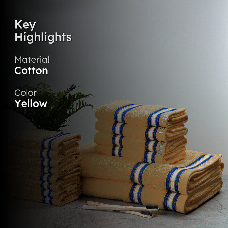 Nautica Dove Dual Cotton Towel Set (Beige) - Set Of Fourteen media 2