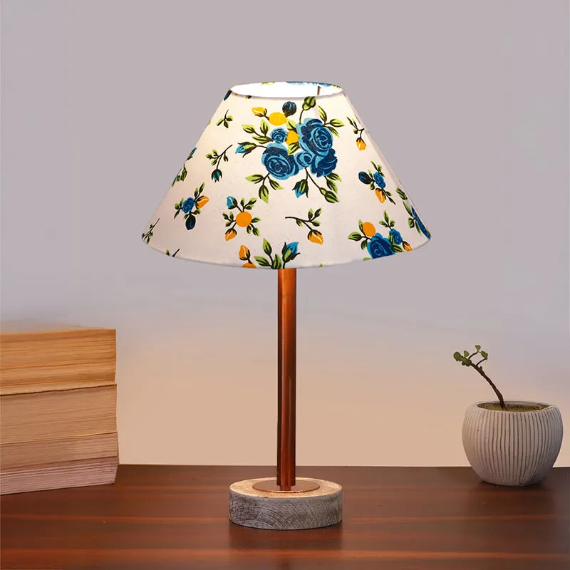 Zenvia Cone Rodin Wooden Table Lamp - Multicolor media 2