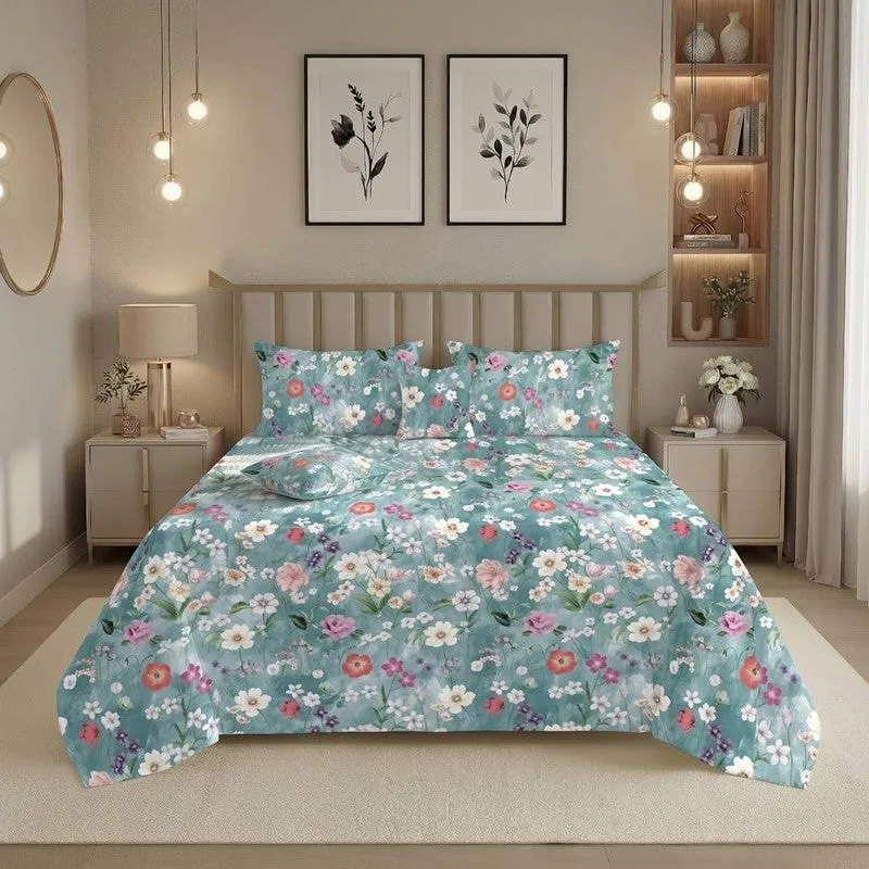 Flower Park GlaceCotton Kids Bedding Set (180 GSM) - Five Piece Set media 3