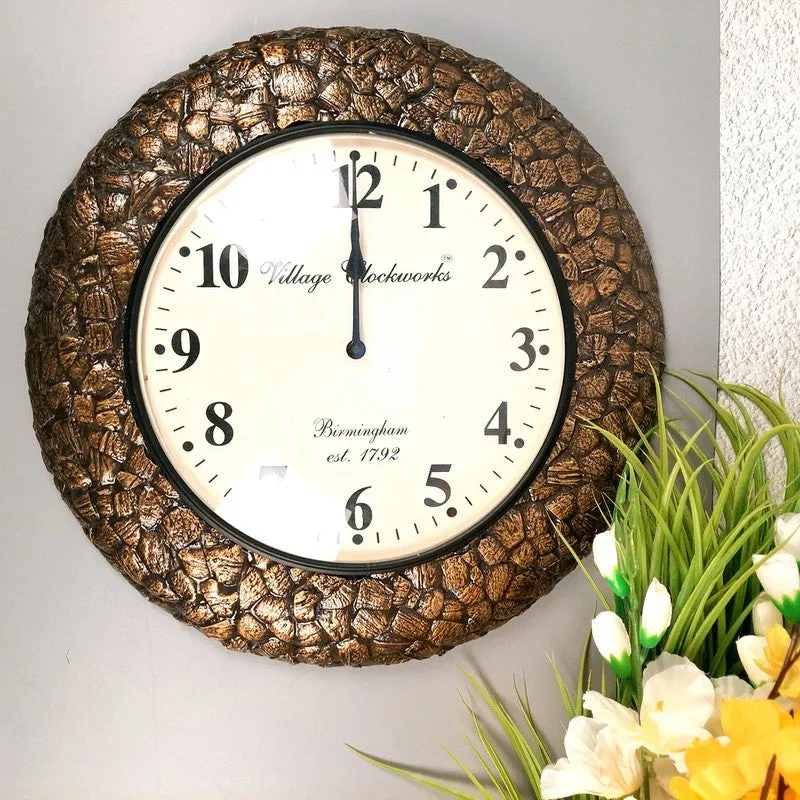 Signature Tick Symphony Wooden Wall Clock media 5