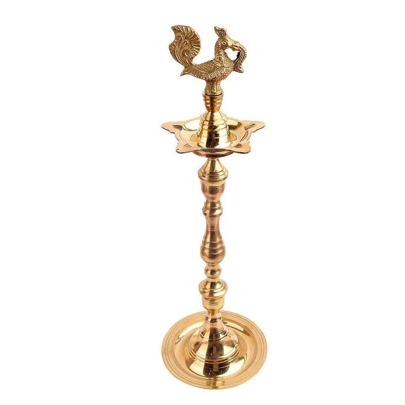 Heritage Mayur Brass Lamp media 4