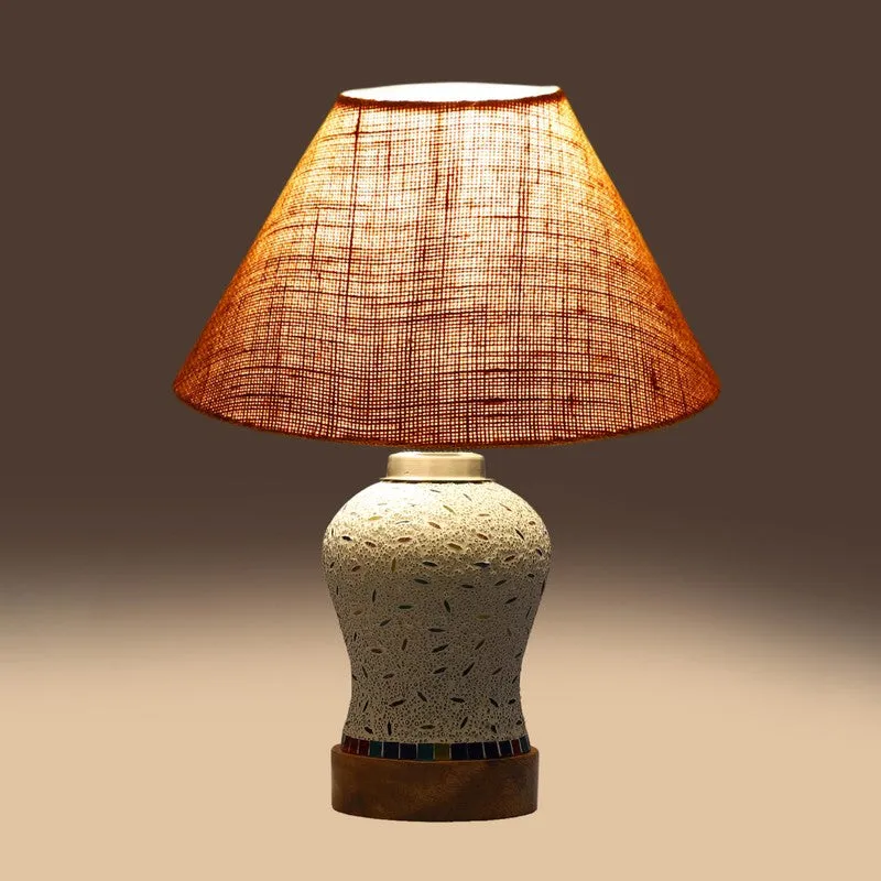 Silvra Wooden Table Lamp - Multicolor media 7