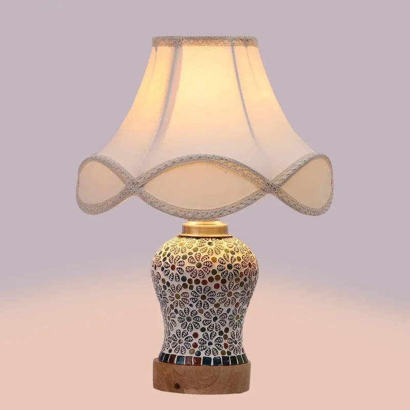 Santora Arc Wooden Table Lamp - Multicolor media 6