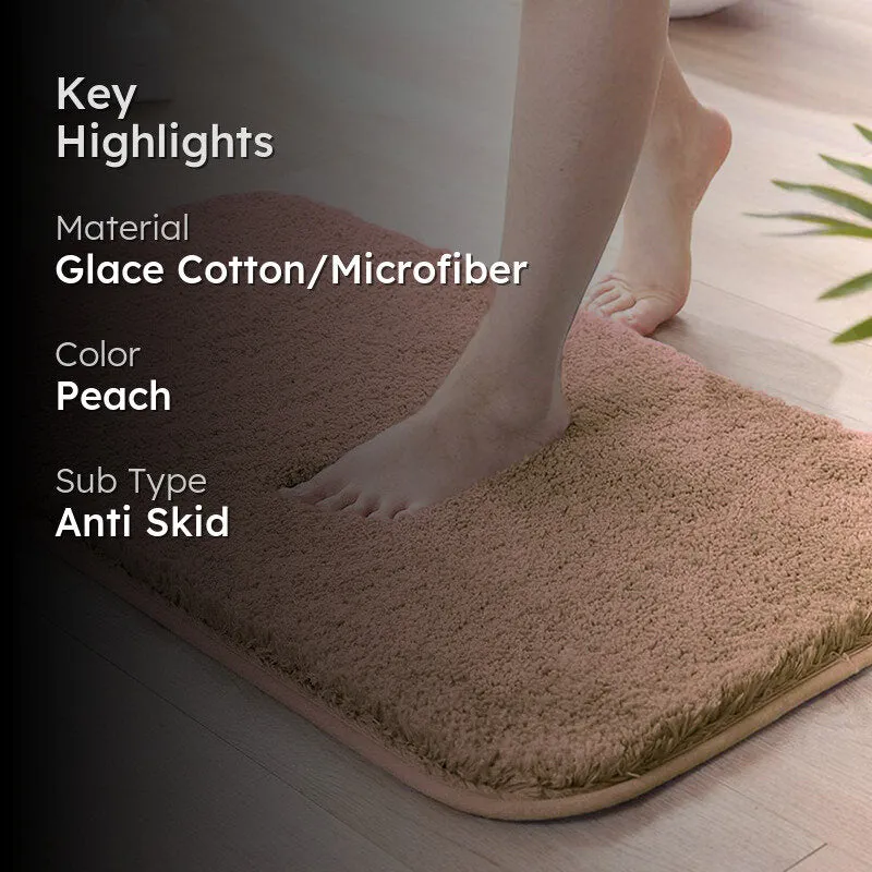 Vegas Luxe Bath Mat - Peach media 2