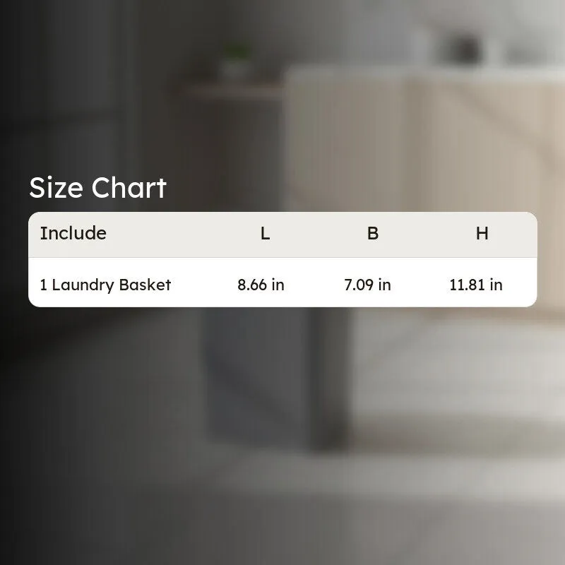 Rioware TallLine Modern Laundry Basket - Grey media 10