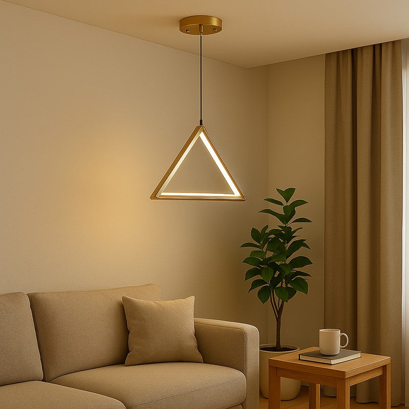 Geo Glow Aluminum Ceiling Lamp