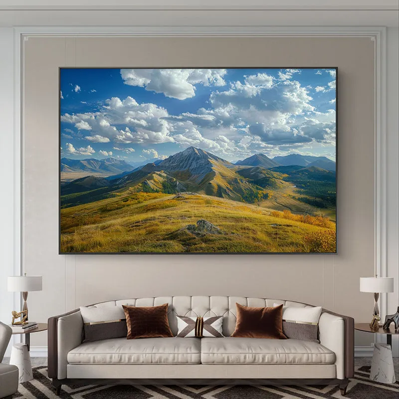 Clifftop Skies Canvas Wall Painting media 1