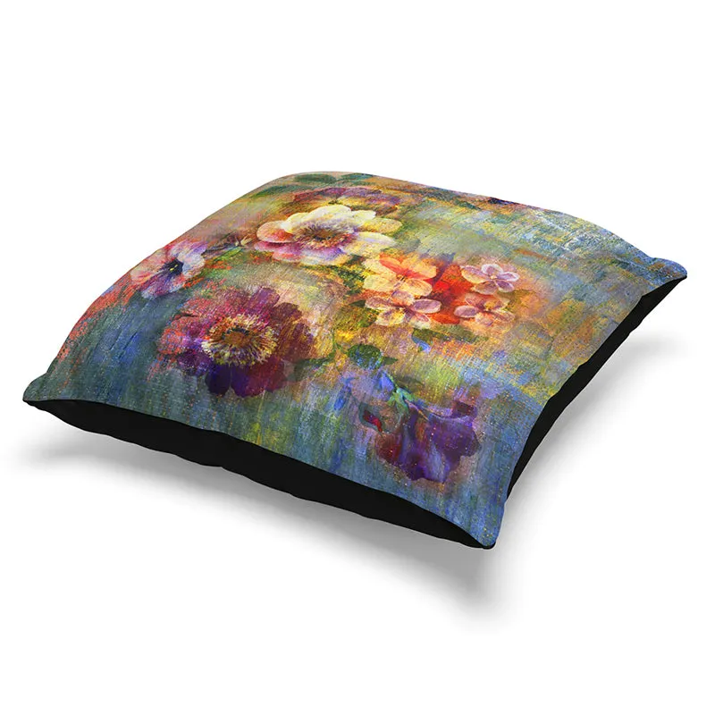 Aspen Flowers Printed Cushion Cover Set - Set Of Two media 5