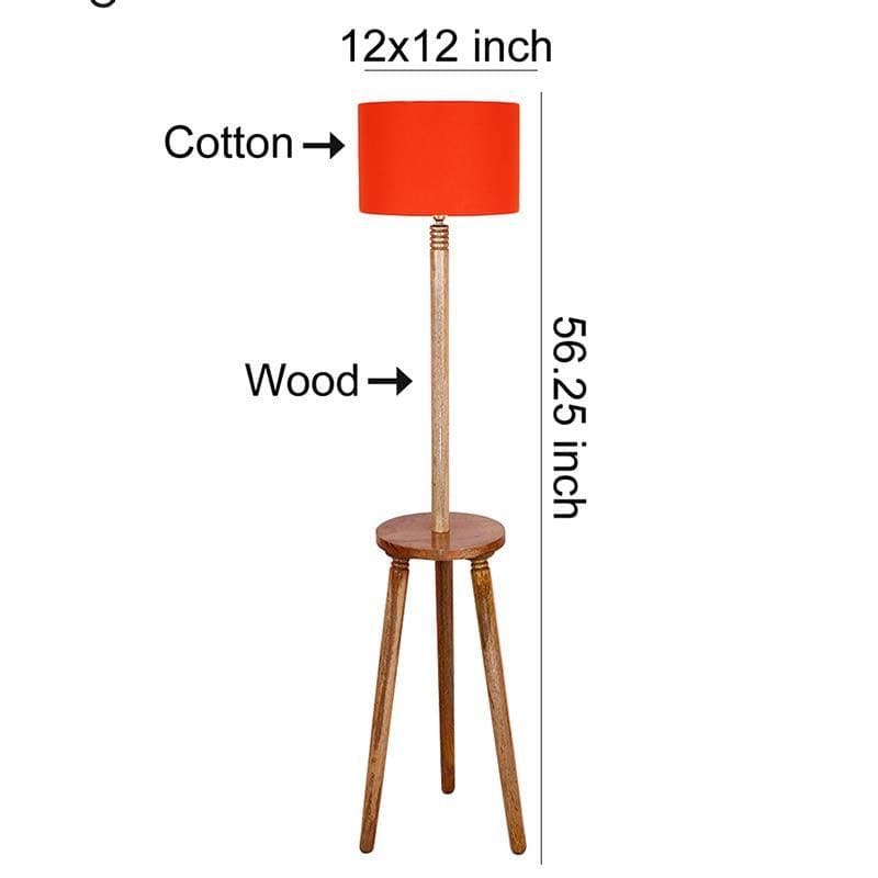 Tripod Floor Lamp - Orange media 7