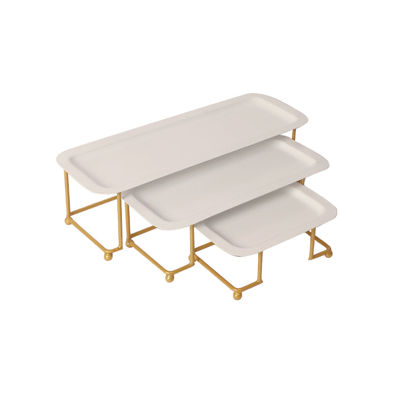 Atva Rectangular Iron Platter - Set of Three media 4