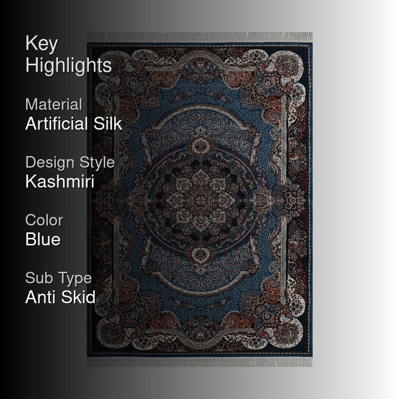 KalaVrit Artificial Silk Carpet media 2