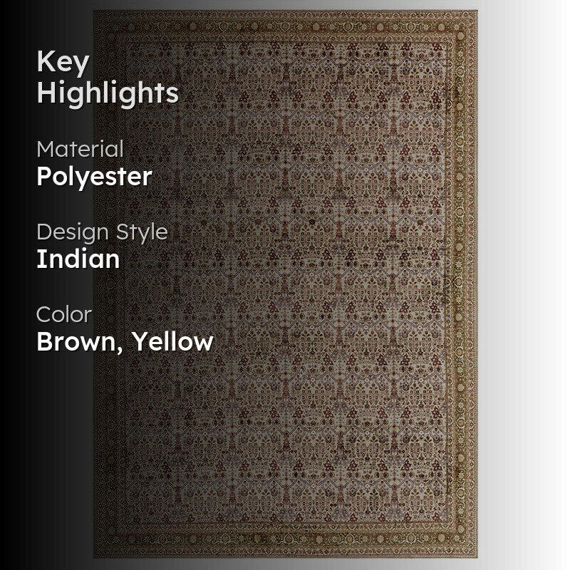 Sadie Ethnic Carpet - Brown media 2