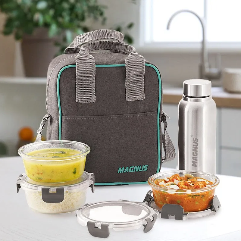 Clyro Lunch Box with Bottle & Lunch Bag - Five Piece Set media 4