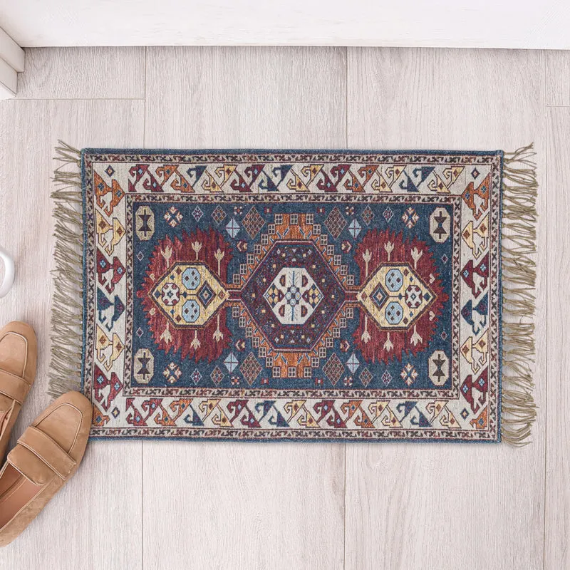 Lunera Cotton Door Mats - Blue media 3