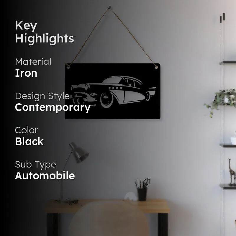Car Silhouette II Iron Wall Accent media 2
