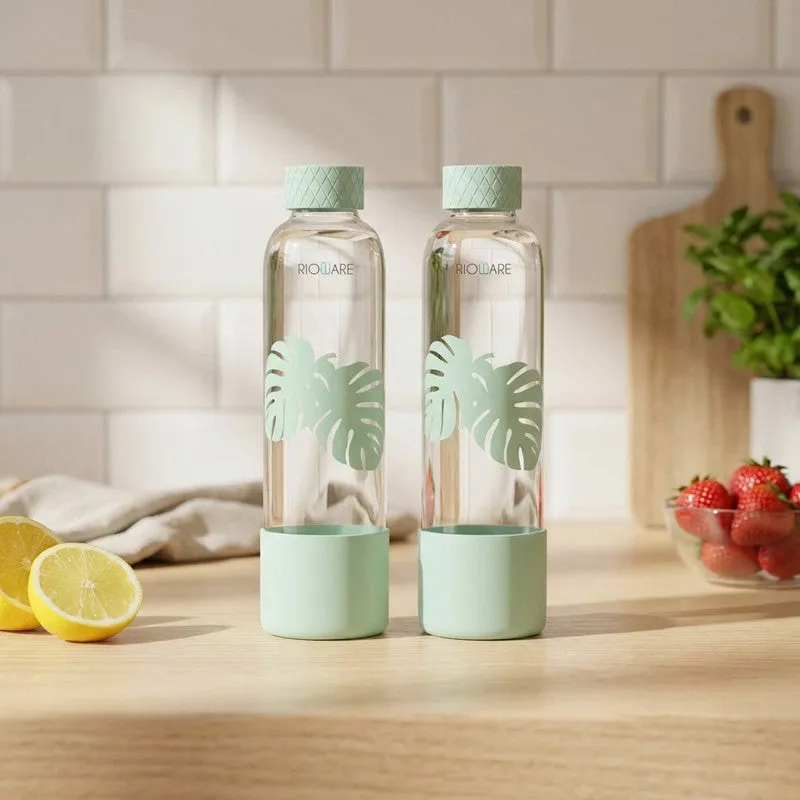 Rioware ClearHydra Reusable Bottle Green (750 mL Each) - Set Of Two media 1