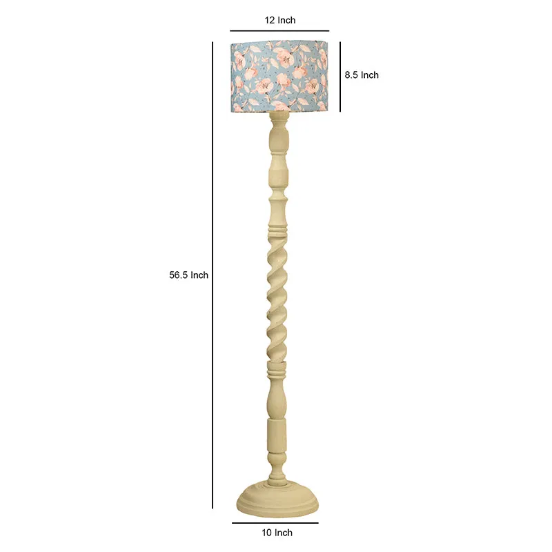 Stilda Bleu Flora Floor Lamp media 5