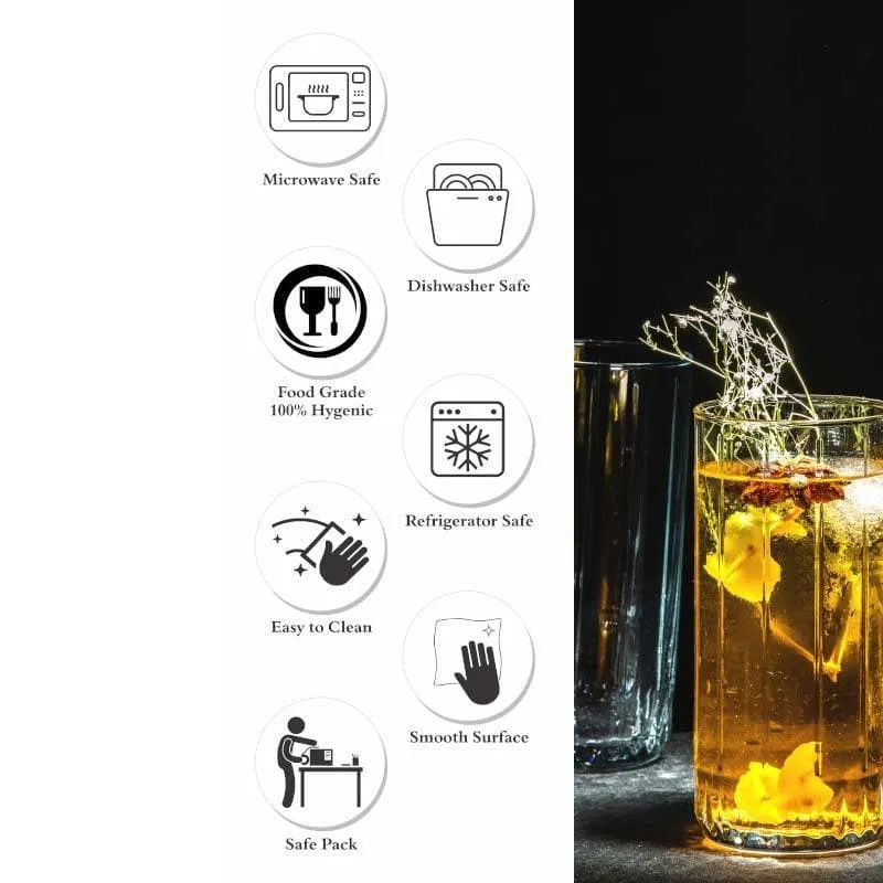 Pasabahce Magpi Glass Tumbler (310 ML) - Set Of Six media 5