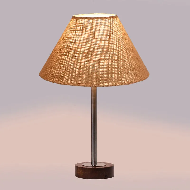 Sienna II Rodin Wooden Table Lamp - Beige,Silver,Brown media 5