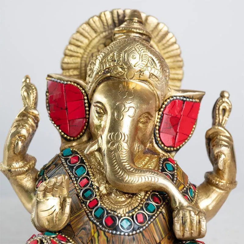 Lord Ganesha Bliss Showpiece media 6