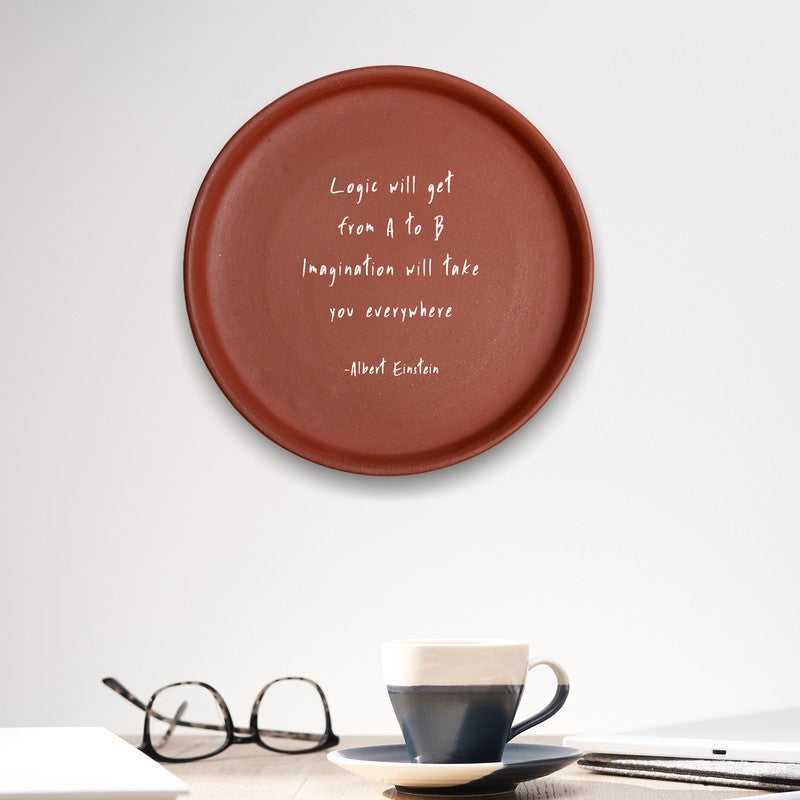 Imagination Terracotta Wall Plate