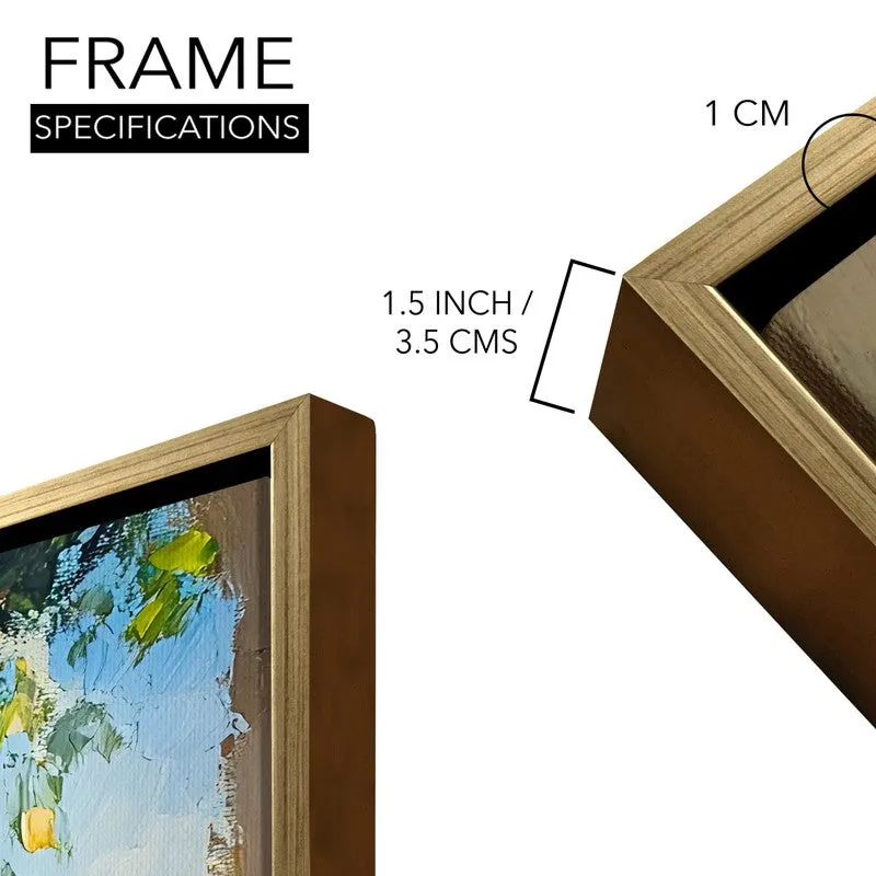 Sun-Drenched Canvas Wall Painting With Frame media 8