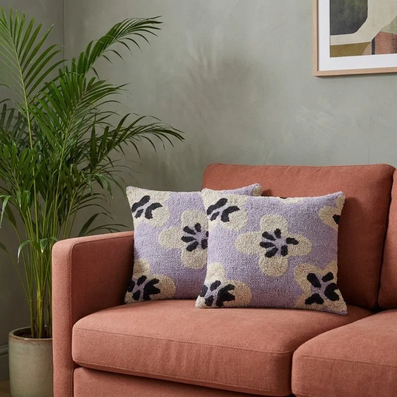 Thread Aura Tufted Cotton Cushion Cover - Set of Two - 1