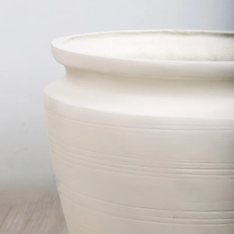 Elune Floor Planter - White - 8