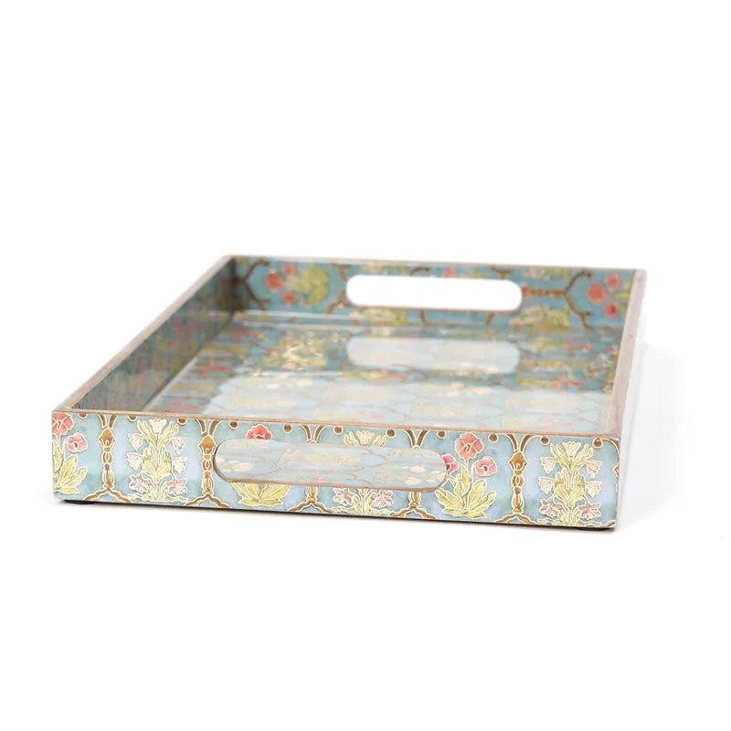 Fleur Jharokha MDF Serving Tray media 8