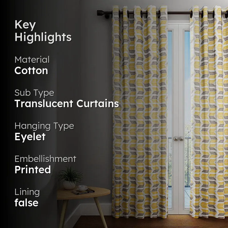 Parisha Yellow Curtain media 2