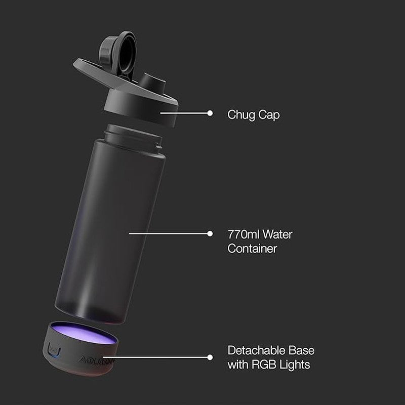 Sound and glow of Hydration Smart Water Bottle - Black (770 mL) media 8
