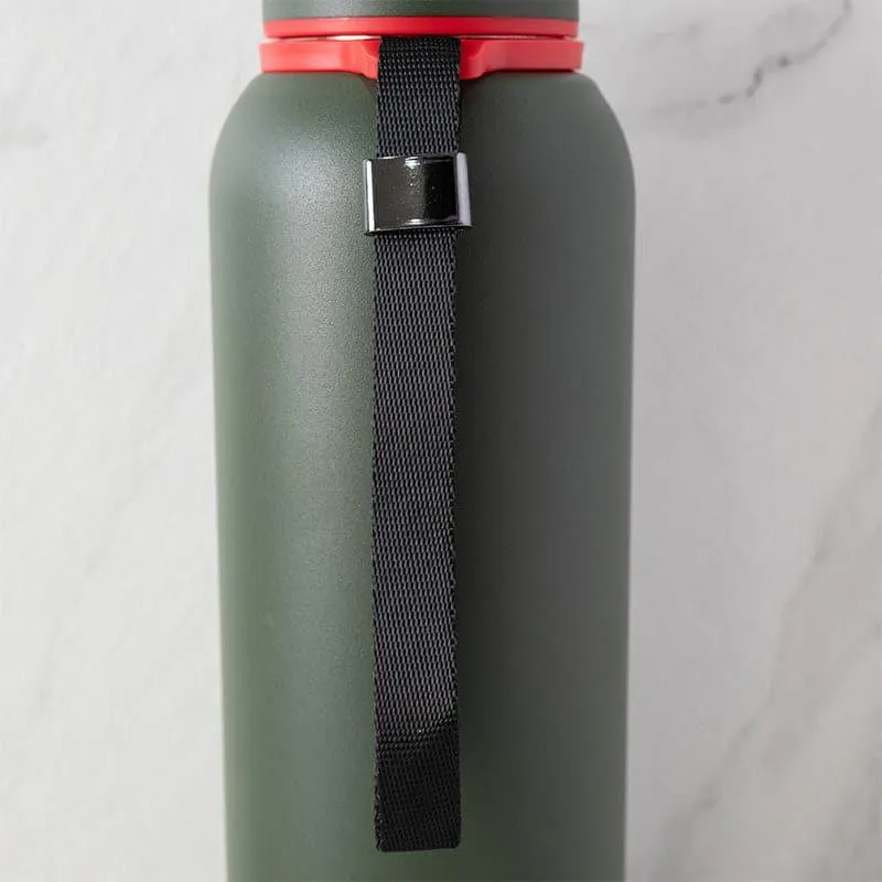Aqueous Hot & Cold Thermos Water Bottle (Green) - 750 mL media 4